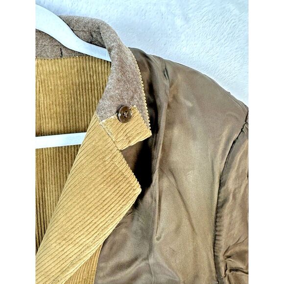 Vintage Patrick James Mens Corduroy Blazer Tan Suede Elbow Patches **READ SIZE - Picture 8 of 14